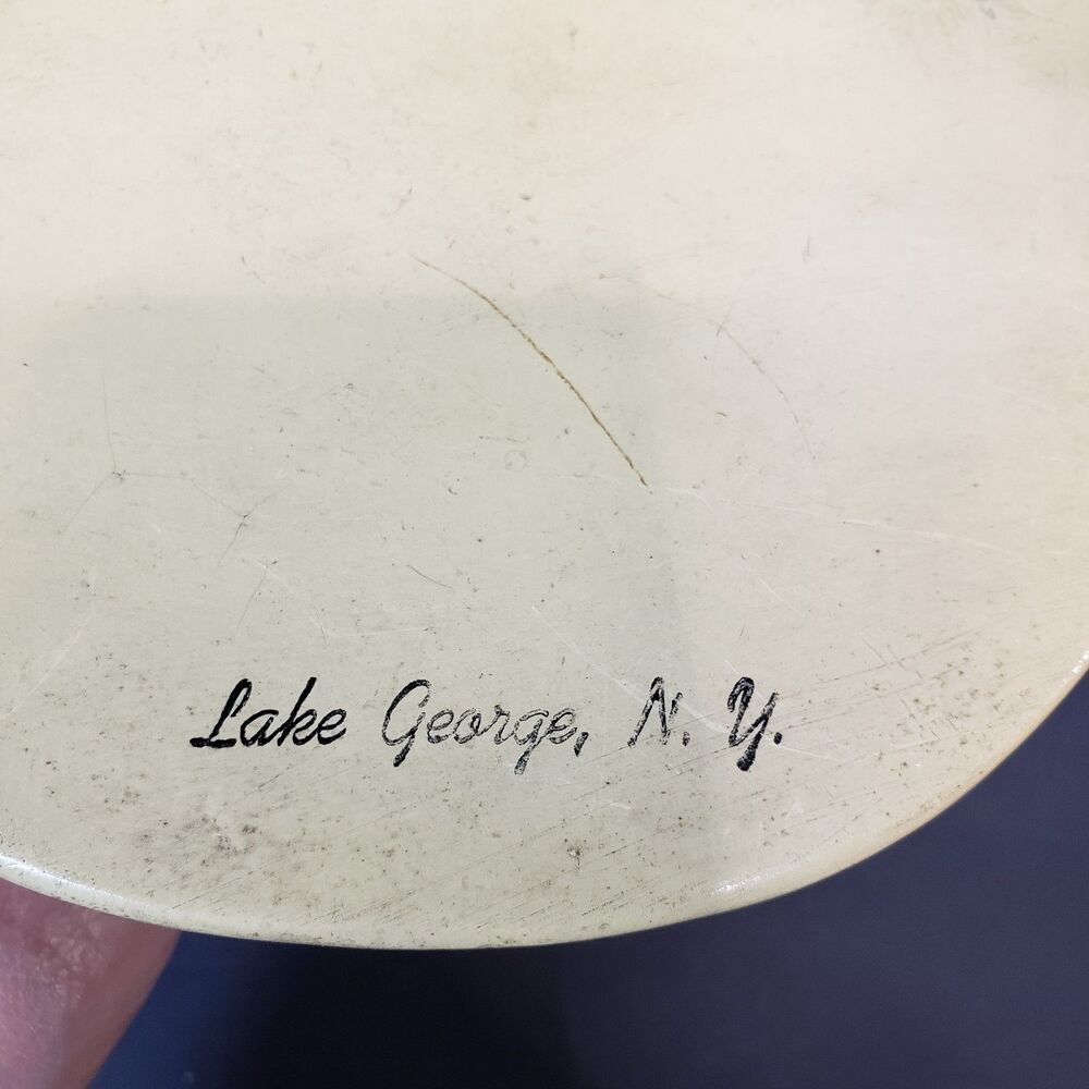 Beautiful Realistic Deer Stag Souvenir Wall Hanging Shelf Lake George NY Decor - Picture 5 of 9